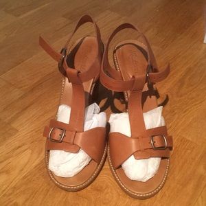 Madewell Highheel Sandal, size 7 1/2 like new